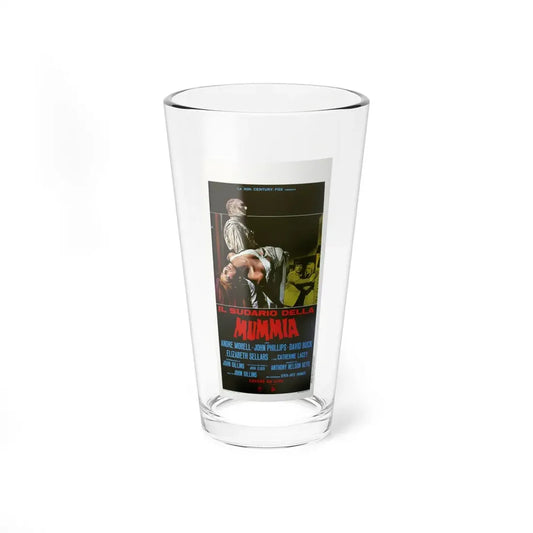 THE MUMMY'S SHROUD (ITALIAN) 1967 Movie Poster - Pint Glass 16oz 16oz - Go Mug Yourself