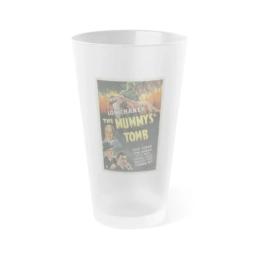 THE MUMMY'S TOMB 1942 Movie Poster - Frosted Pint Glass 16oz Default Title - Go Mug Yourself