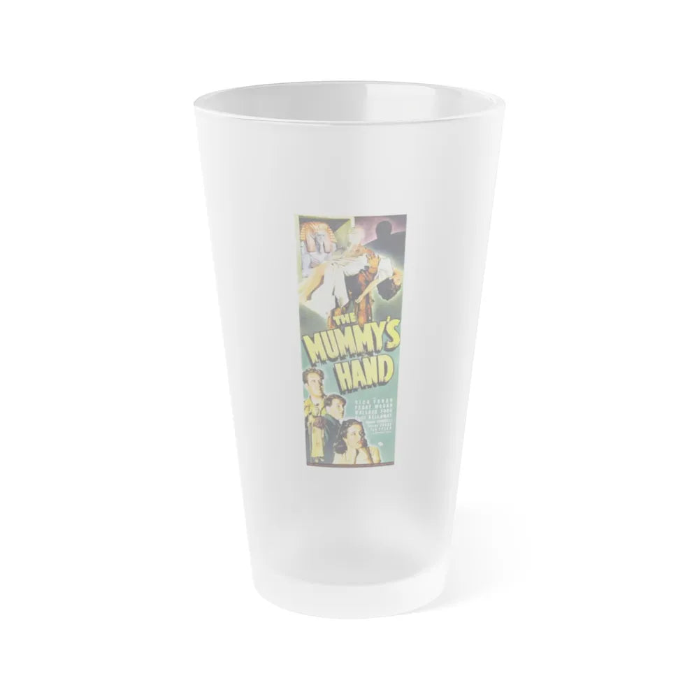 THE MUMMY'S HAND 1940 Movie Poster - Frosted Pint Glass 16oz-16oz-Frosted-Go Mug Yourself