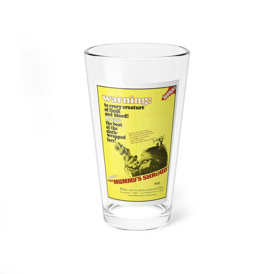 THE MUMMY'S SHROUD 1967 Movie Poster - Pint Glass 16oz-16oz-Go Mug Yourself