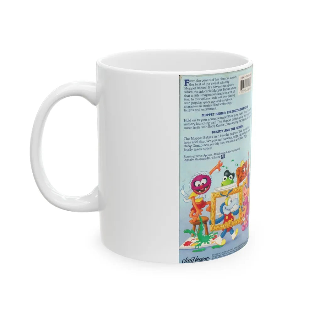 THE MUPPET BABIES TIME TO PLAY (VHS COVER) - White Coffee Mug-Go Mug Yourself