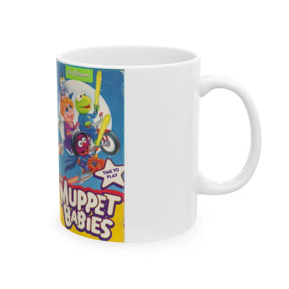 THE MUPPET BABIES TIME TO PLAY (VHS COVER) - White Coffee Mug-Go Mug Yourself