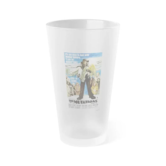 THE MUTATIONS 1974 Movie Poster - Frosted Pint Glass 16oz Default Title - Go Mug Yourself