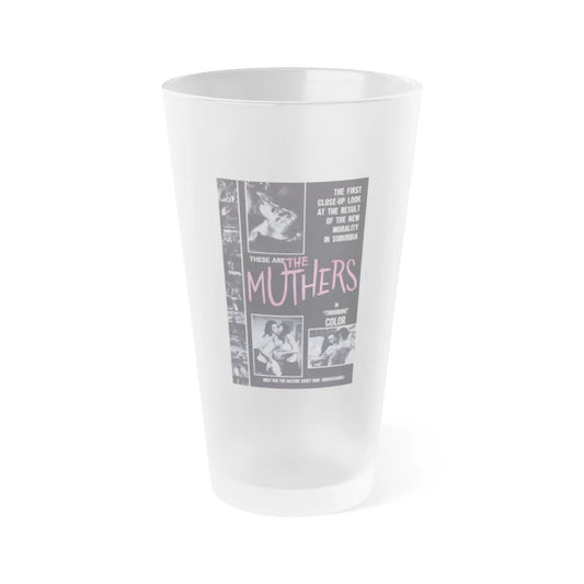 THE MUTHERS 1976 Movie Poster - Frosted Pint Glass 16oz-16oz-Frosted-Go Mug Yourself