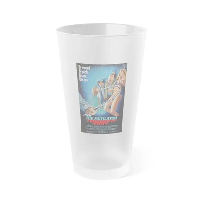 THE MUTILATOR 1984 Movie Poster - Frosted Pint Glass 16oz-16oz-Frosted-Go Mug Yourself