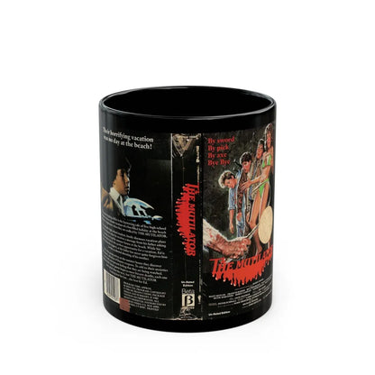 THE MUTILATOR BETA VESTRON VIDEO (VHS COVER) - Black Coffee Mug-11oz-Go Mug Yourself