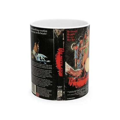 THE MUTILATOR BETA VESTRON VIDEO (VHS COVER) - White Coffee Mug-11oz-Go Mug Yourself