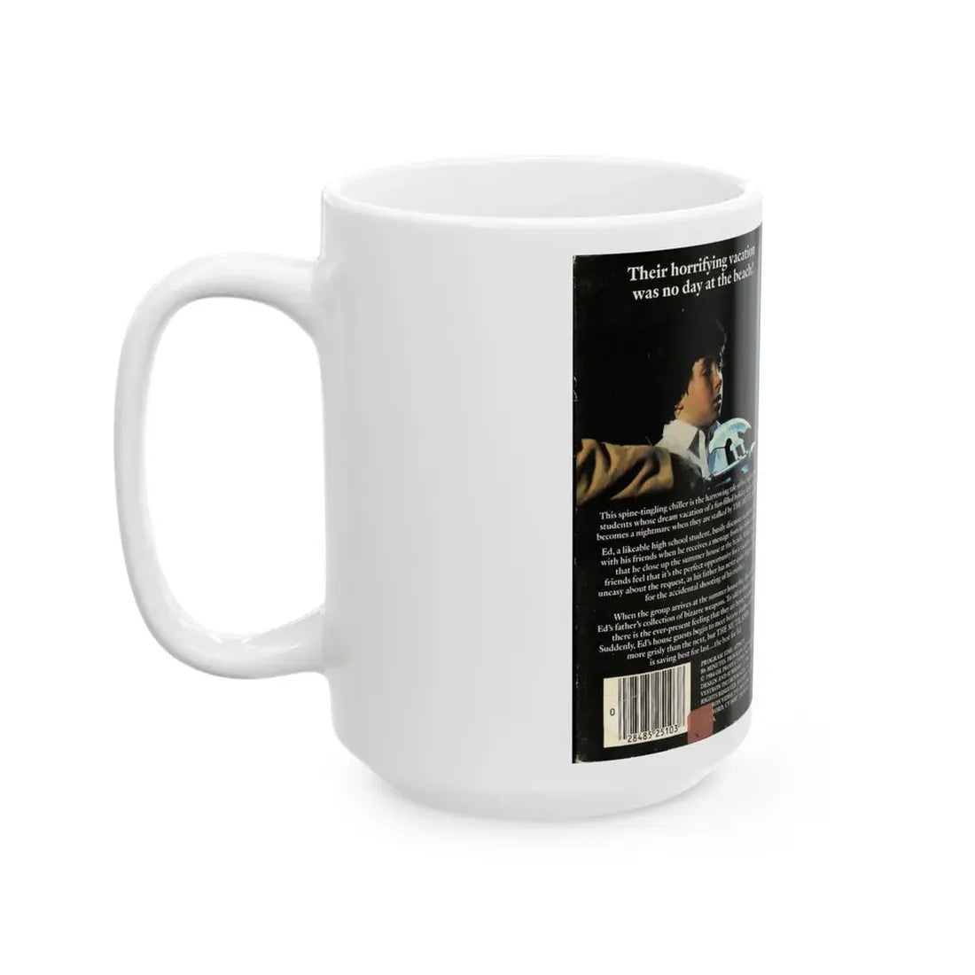 THE MUTILATOR BETA VESTRON VIDEO (VHS COVER) - White Coffee Mug - Go Mug Yourself