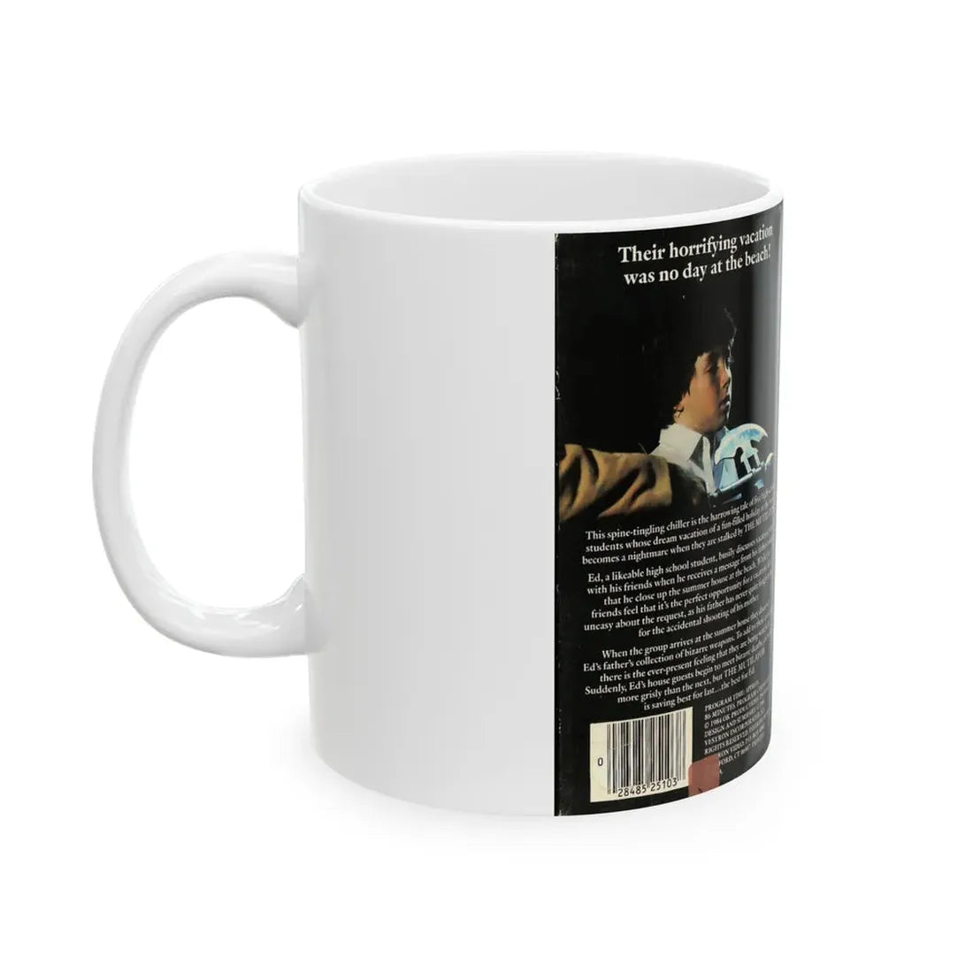 THE MUTILATOR BETA VESTRON VIDEO (VHS COVER) - White Coffee Mug - Go Mug Yourself