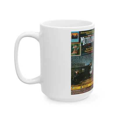 THE MUTILATOR PETER SCHNALL (VHS COVER) - White Coffee Mug - Go Mug Yourself