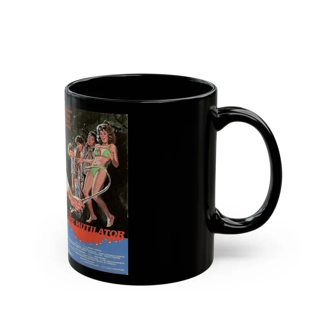 THE MUTILATOR (VHS COVER) - Black Coffee Mug - Go Mug Yourself