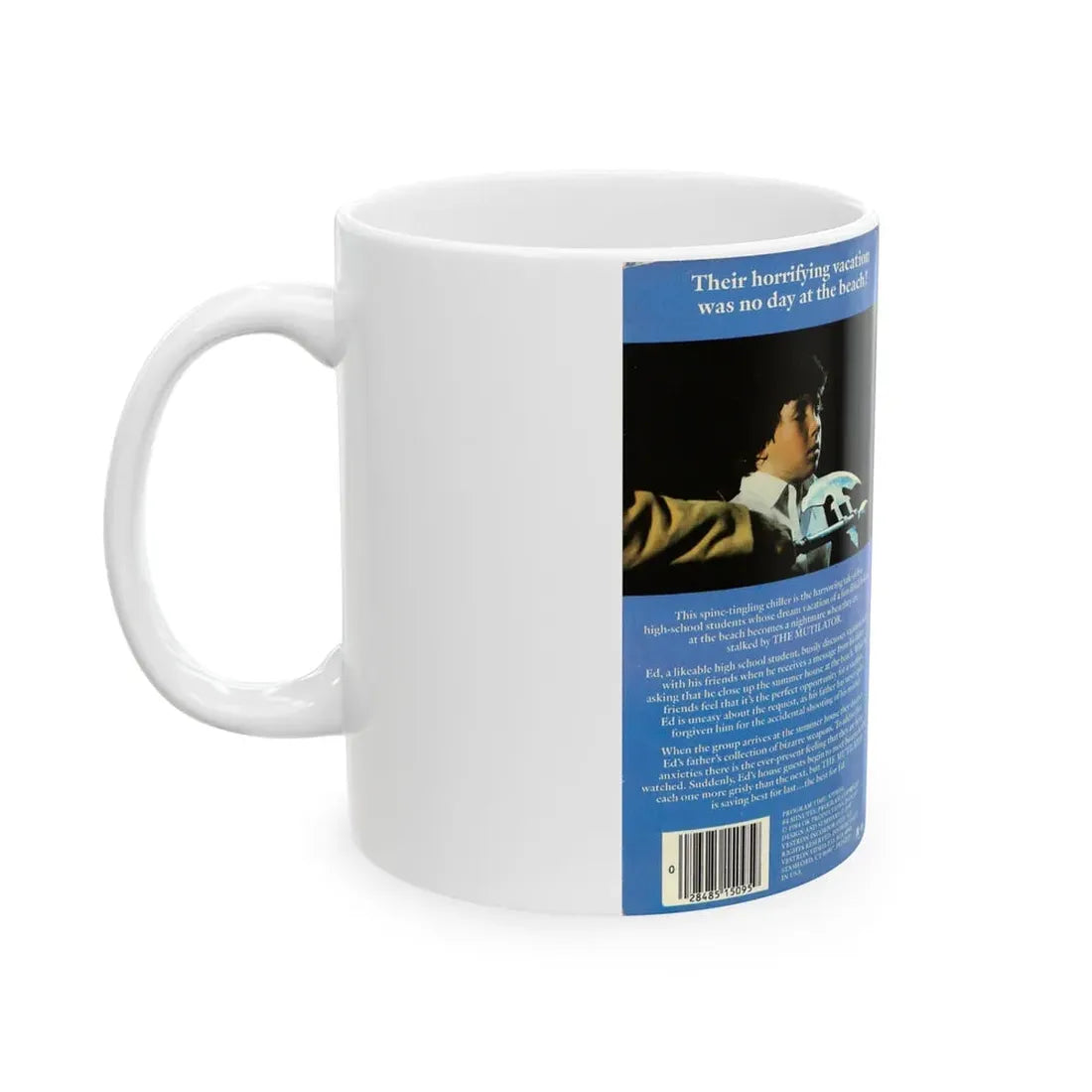 THE MUTILATOR (VHS COVER) - White Coffee Mug - Go Mug Yourself