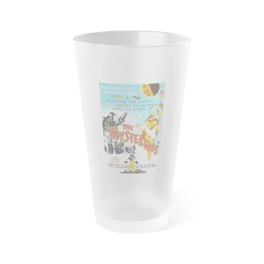 THE MYSTERIANS 1957 Movie Poster - Frosted Pint Glass 16oz Default Title - Go Mug Yourself