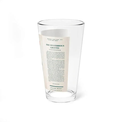 The Mysterious Grotto by Louise Bergstrom, Dustjacket (Avalon Books, 1973) - Pint Glass 16oz - Go Mug Yourself