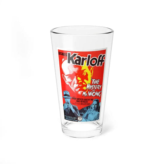 THE MYSTERY OF MR. WONG 1939 Movie Poster - Pint Glass 16oz 16oz - Go Mug Yourself