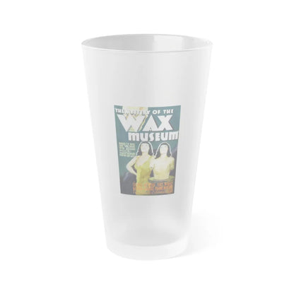 THE MYSTERY OF THE WAX MUSEUM 1933 Movie Poster - Frosted Pint Glass 16oz-16oz-Frosted-Go Mug Yourself