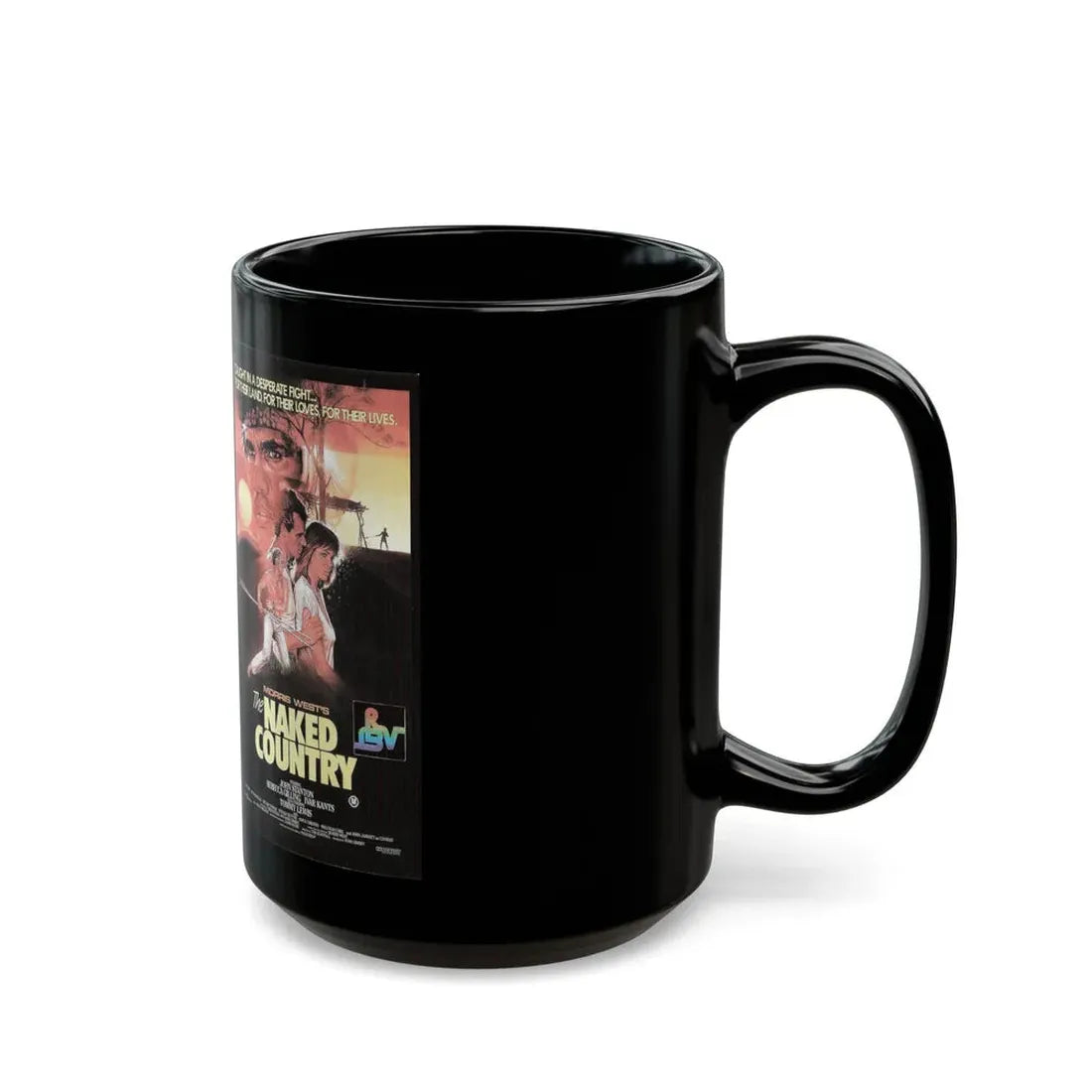 THE NAKED COUNTRY (VHS COVER) - Black Coffee Mug - Go Mug Yourself