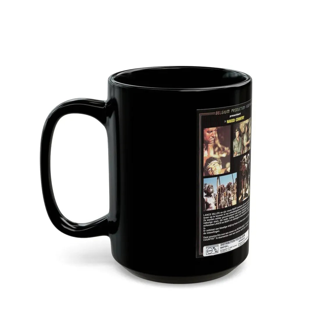 THE NAKED COUNTRY (VHS COVER) - Black Coffee Mug - Go Mug Yourself