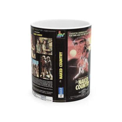 THE NAKED COUNTRY (VHS COVER) - White Coffee Mug 11oz - Go Mug Yourself