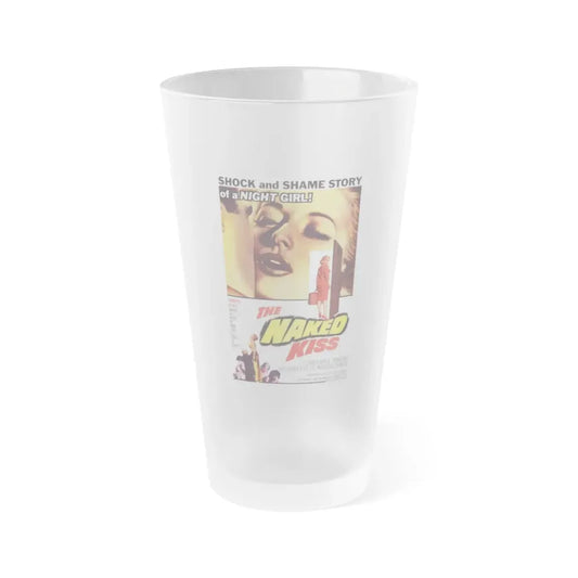 THE NAKED KISS 1964 Movie Poster - Frosted Pint Glass 16oz Default Title - Go Mug Yourself