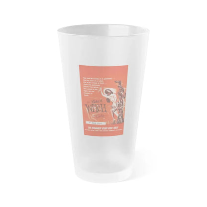 THE NAKED WITCH 1961 Movie Poster - Frosted Pint Glass 16oz 16oz Frosted - Go Mug Yourself