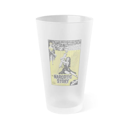 THE NARCOTICS STORY 1958 Movie Poster - Frosted Pint Glass 16oz-Go Mug Yourself