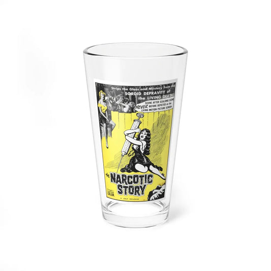 THE NARCOTICS STORY 1958 Movie Poster - Pint Glass 16oz-16oz-Go Mug Yourself