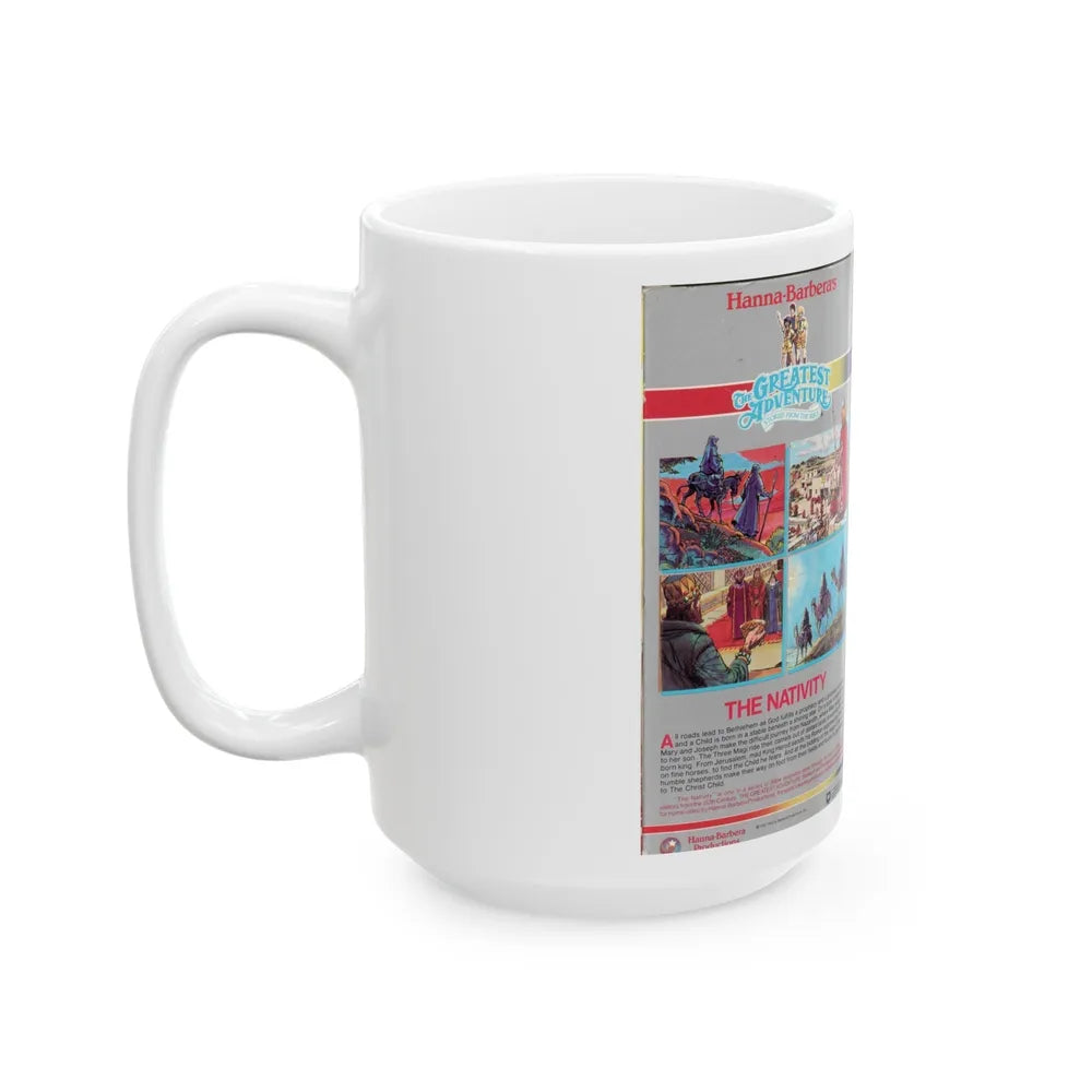 THE NATIVITY (VHS COVER) - White Coffee Mug-Go Mug Yourself