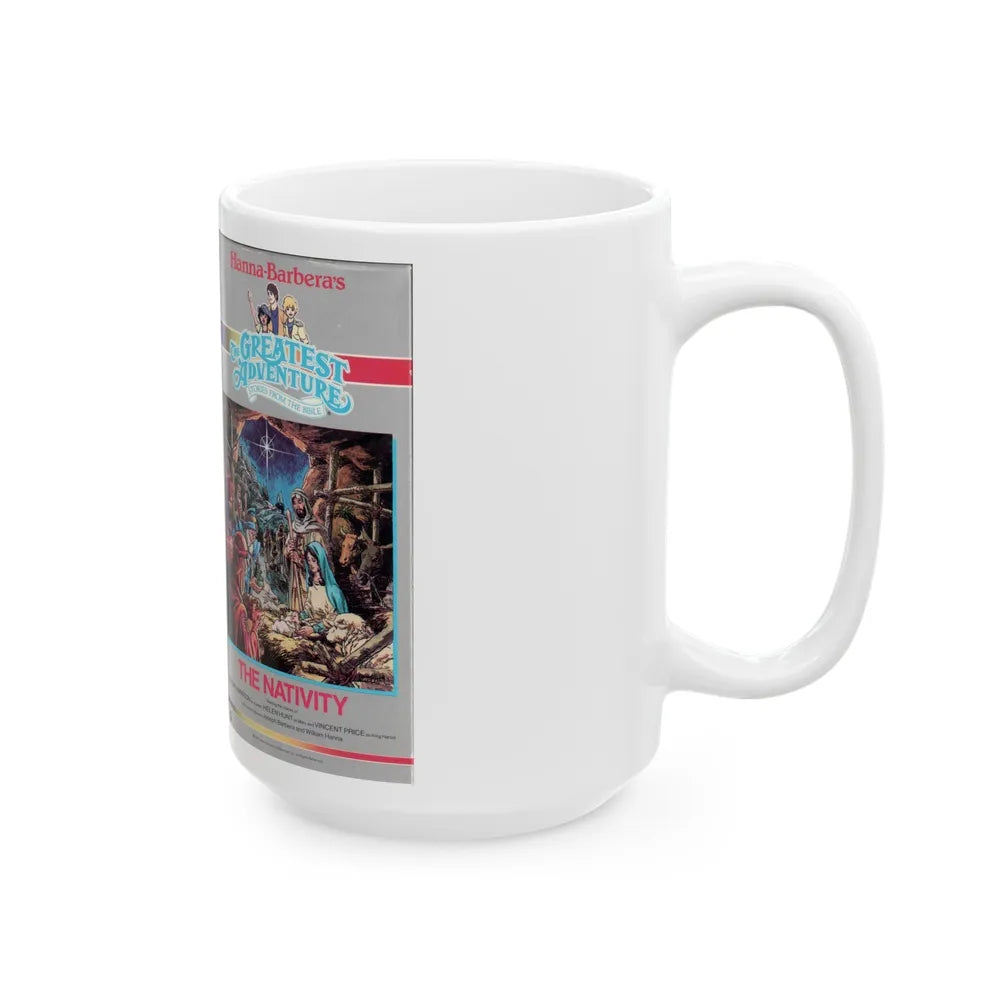 THE NATIVITY (VHS COVER) - White Coffee Mug-Go Mug Yourself