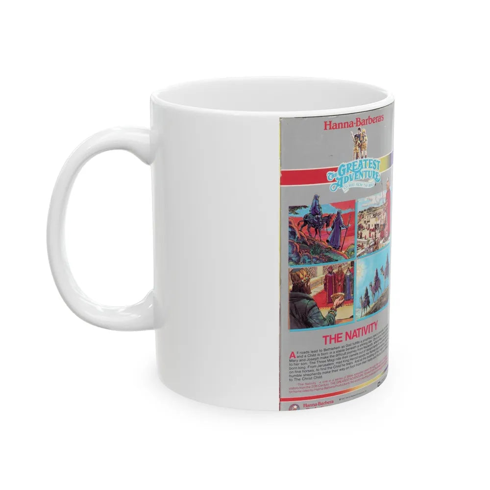 THE NATIVITY (VHS COVER) - White Coffee Mug-Go Mug Yourself