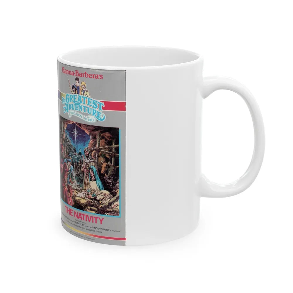 THE NATIVITY (VHS COVER) - White Coffee Mug-Go Mug Yourself