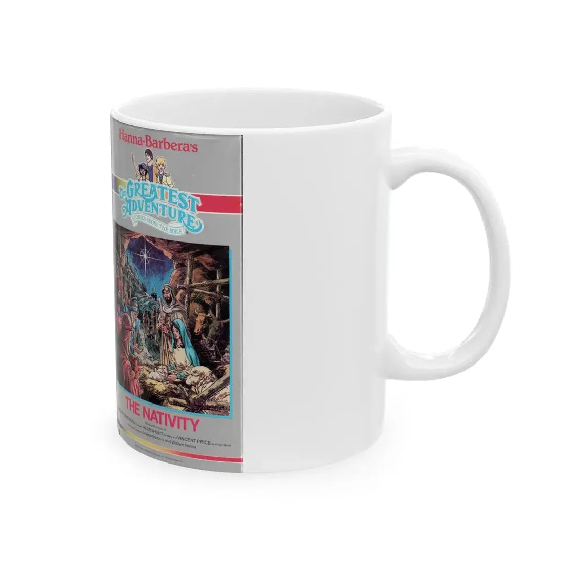 THE NATIVITY (VHS COVER) - White Coffee Mug - Go Mug Yourself