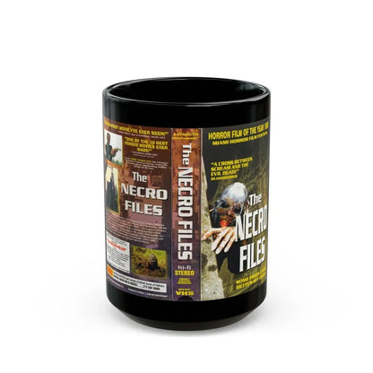THE NECRO FILES (VHS COVER) - Black Coffee Mug 15oz - Go Mug Yourself