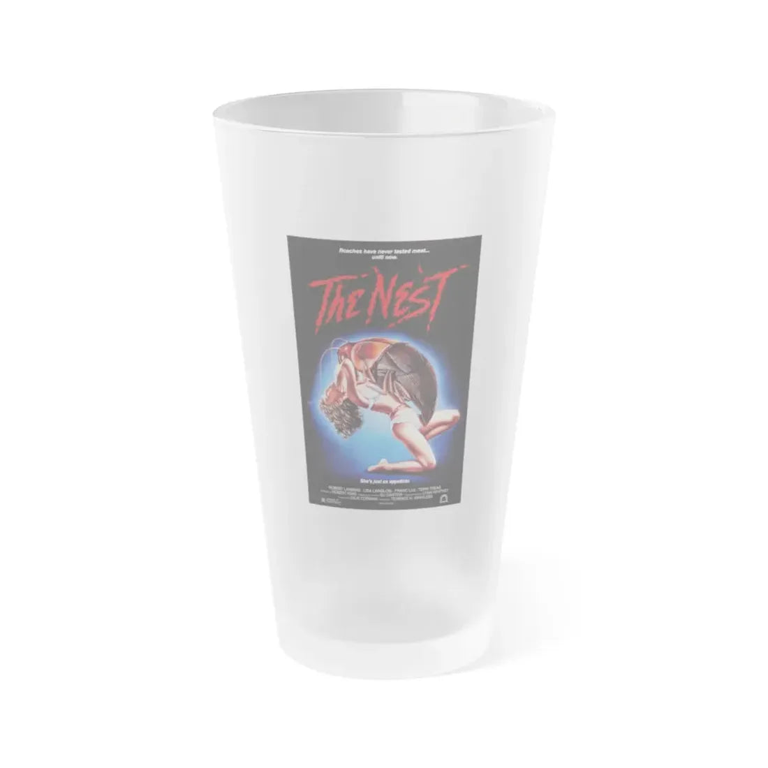 THE NEST 1987 Movie Poster - Frosted Pint Glass 16oz Default Title - Go Mug Yourself