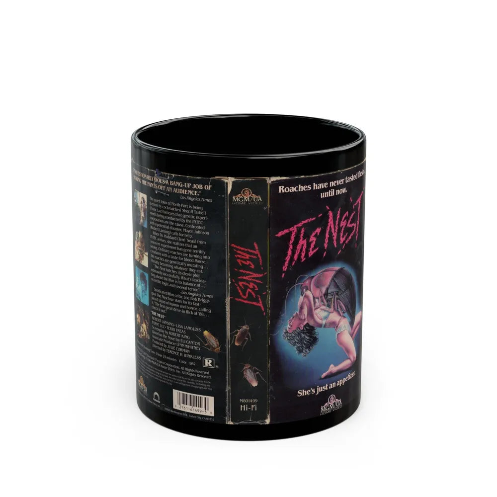 THE NEST (VHS COVER) - Black Coffee Mug-11oz-Go Mug Yourself