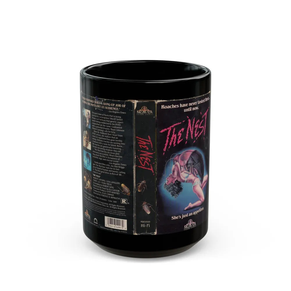 THE NEST (VHS COVER) - Black Coffee Mug-15oz-Go Mug Yourself