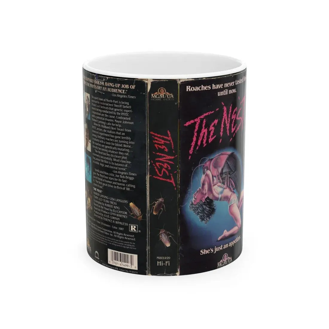 THE NEST (VHS COVER) - White Coffee Mug 11oz - Go Mug Yourself