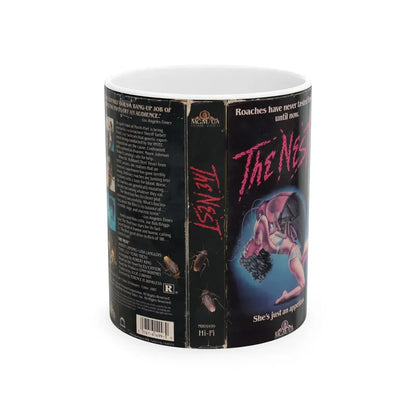 THE NEST (VHS COVER) - White Coffee Mug 11oz - Go Mug Yourself