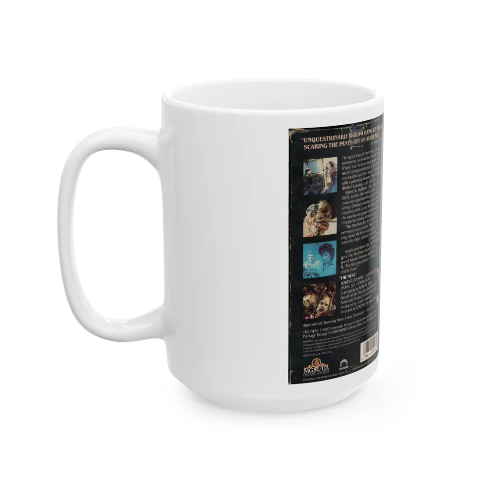 THE NEST (VHS COVER) - White Coffee Mug-Go Mug Yourself