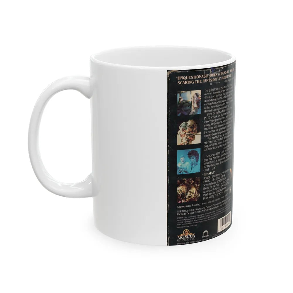 THE NEST (VHS COVER) - White Coffee Mug-Go Mug Yourself