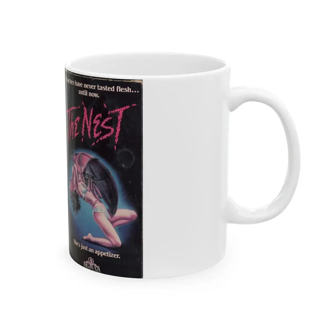 THE NEST (VHS COVER) - White Coffee Mug - Go Mug Yourself