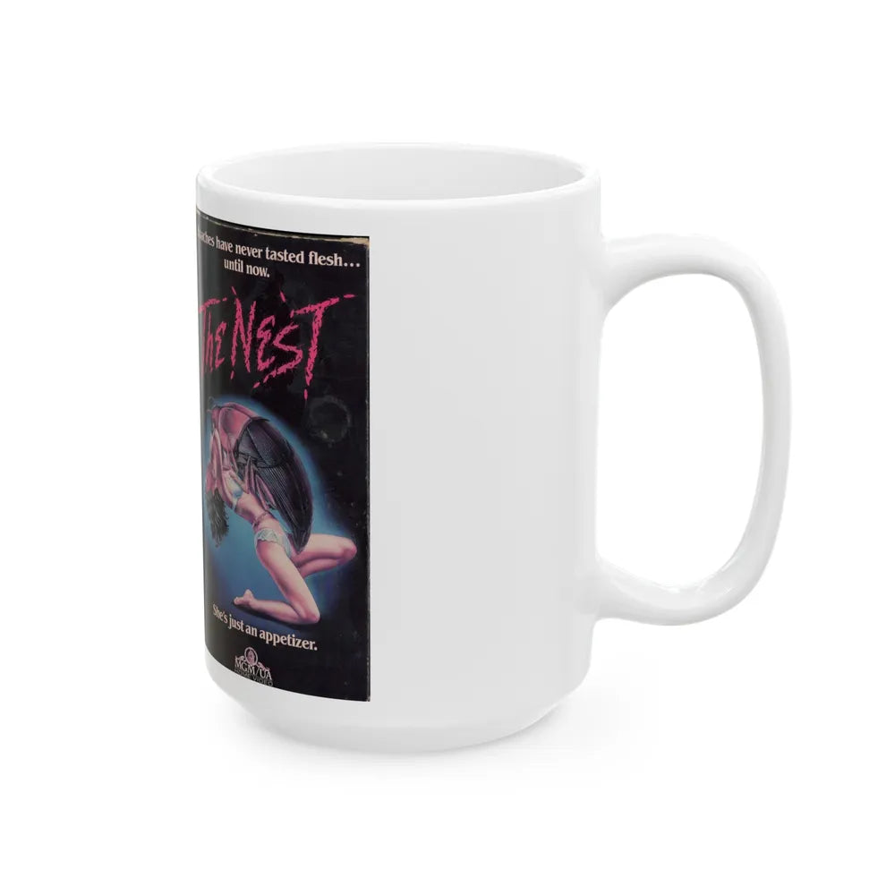 THE NEST (VHS COVER) - White Coffee Mug-Go Mug Yourself