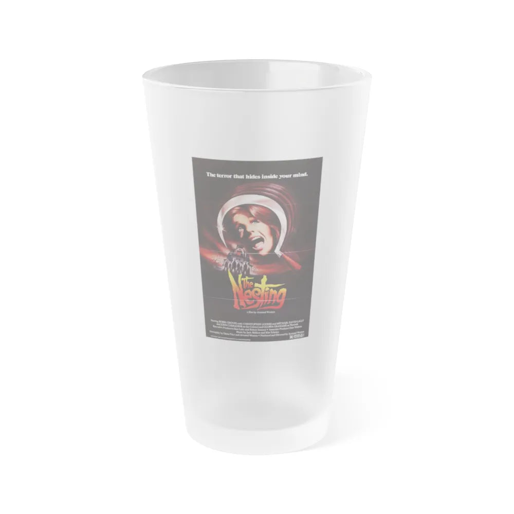 THE NESTING 1981 Movie Poster - Frosted Pint Glass 16oz-Go Mug Yourself