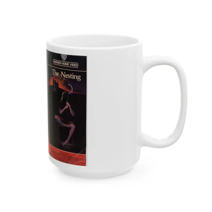 THE NESTING (VHS COVER) - White Coffee Mug - Go Mug Yourself