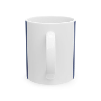 The new 2024 version of the Utah Historic State Flag or U.S.S. Utah version (United States) White Coffee Mug-Go Mug Yourself