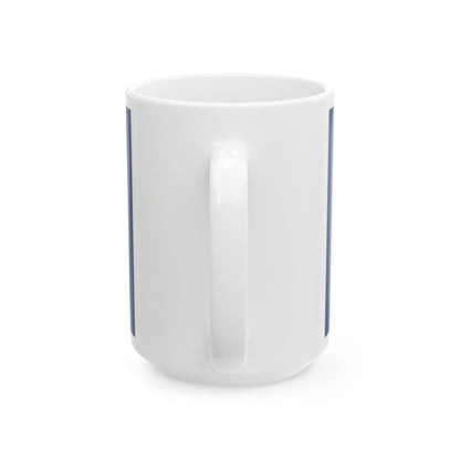 The new 2024 version of the Utah Historic State Flag or U.S.S. Utah version (United States) White Coffee Mug-Go Mug Yourself