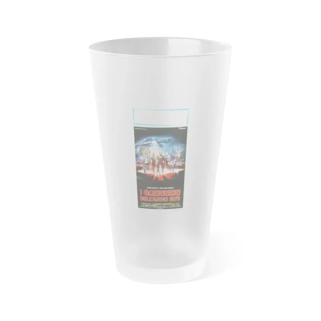 THE NEW GLADIATORS (ITALIAN) 1984 Movie Poster - Frosted Pint Glass 16oz Default Title - Go Mug Yourself