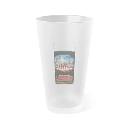 THE NEW GLADIATORS (ITALIAN) 1984 Movie Poster - Frosted Pint Glass 16oz Default Title - Go Mug Yourself