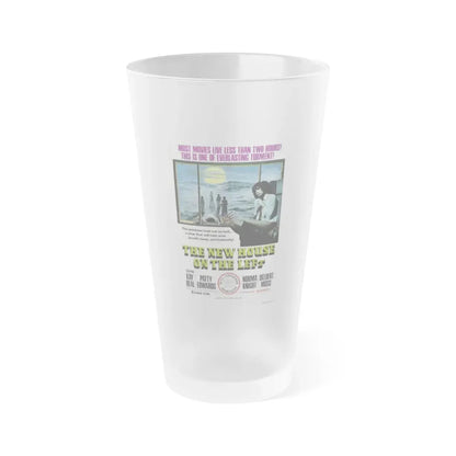 THE NEW HOUSE ON THE LEFT (NIGHT TRAIN MURDERS) 1975 Movie Poster - Frosted Pint Glass 16oz Default Title - Go Mug Yourself