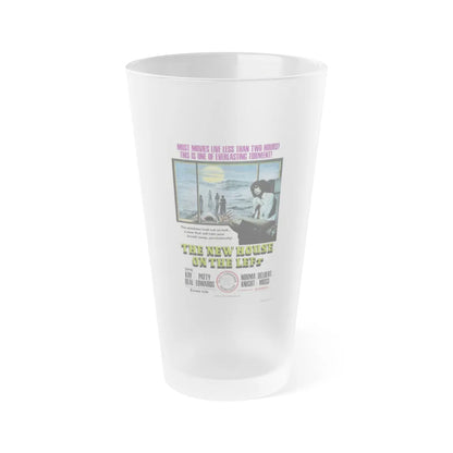 THE NEW HOUSE ON THE LEFT (NIGHT TRAIN MURDERS) 1975 Movie Poster - Frosted Pint Glass 16oz-Go Mug Yourself